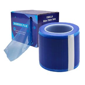 Barrier Film - Usiriy 1200 Sheets Barrier Film Roll with Dispenser Box,4'X6' Barrier Film Roll