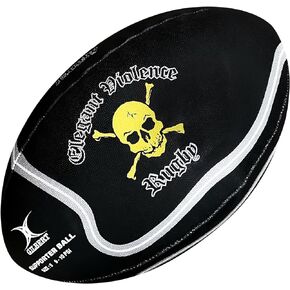 Gilbert Elegant Violence Rugby Ball, Size 5