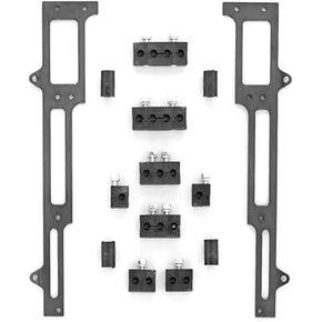 R&M Specialties 1101K Black Spark Plug Wire Loom Set for Small Block Chevy