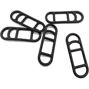 5 Pcs Bicycle Light Silicone Straps Cycling Bicycle Rubber Bike Silicone Mount Band for Bicycle Light Sets, Black (70 x 23 mm)