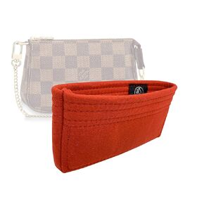 Bag Organizer for Louis Vuitton Pochette Accessoires Mini (New Model) - Premium Felt Purse Handbag Insert Liner Shaper (Handmade) Soft Structure Support in Kuwait
