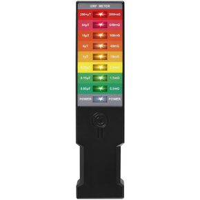 Electromagnetic Radiation Detector, EMF Tester for Home, Handheld EMF Reader Battery Operated EMF Meter Tester, Portable 9 LED Gauss Meter Magnetic-Field Monitor for Home Computer Hair Dryer
