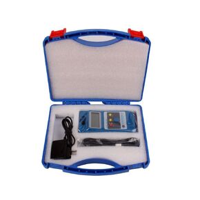 Handheld Digital Tesla Meter High Precision Gaussmeter Fluxmeter Surface Magnetic Field Tester with Probe 0-2400mT