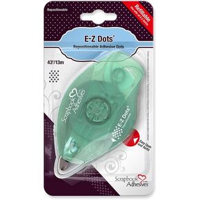SCRAPBOOK ADHESIVES BY 3L E-Z Dots Repositionable Refillable Runner Dispenser, 43 Feet