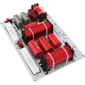 3 Speaker Crossovers, 350W 3 Way 3 Speaker Unit HiFi Home Speakers Audio Frequency Divider Crossover Filters