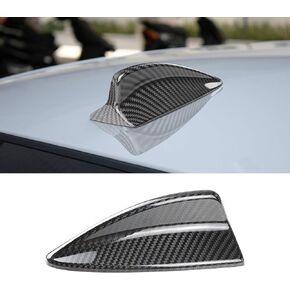 Compatible with Antenna Cover Shark Fin Trim Hood Real Carbon Fiber Automotive Roof Aerials for BMW E91 2004-2016 X1 E84 2009-2015 (Black)