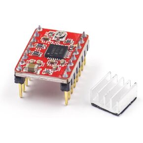 ShillehTek Original A4988 Stepper Motor Driver (with Heatsink,1.5A) for 3D Printer Reprap Suitable for Mendel Huxley Arduino