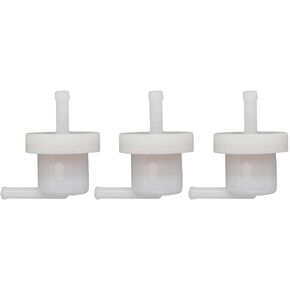 MOTOKU Pack of 3 Fuel Filter for Honda Metropolitan 50 CHF50 2002-2009, CHF50S 2006-2009, Metropolitan 50 II CHF50P 2002-2005, Ruckus 50 NPS50 2003-2013, NPS50S 2004-2009 Replaces 16900-GET-003