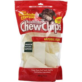 شرائح/رقائق من الجلد الخام الطبيعي للمضغ، 16 أونصة 450 جم in Kuwait