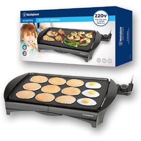 Westinghouse 220 volt griddle Family Size grill 220 Volts WKGL2456 220v 240 volts (NOT FOR USE IN USA)