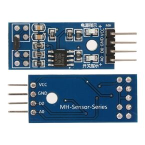 5Pcs Effect Sensor Switch, 49e Hall Sensor Hall Effect Sensor 3.3v Magnetic Sensor Module Speed Counting Sensor Module Magnetic Detector Counting Sensor