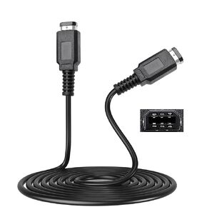 GBC Link Cable, Link Cable for Game Boy Color, 2 Player Game Link Cable for Nintendo Gameboy Color/Pocket/Light, 3.9Ft