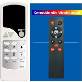 Replacement Remote Control for LifePro Life Pro Waver Vibration Plate Exercise Machine(Make Sure Your Old Remote Control is Same with The Right one in The Main Picture)
