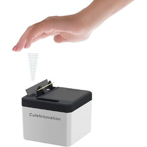 Automatic Auto Toothpick Dispenser, Smart Toothpick Holder Box, Infrared Sensor Toothpick Box for Home Restaurant Office (White)
