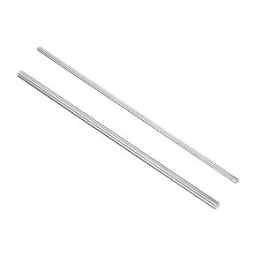 uxcell K10 Tungsten Steel Lathe Round Rod Solid Shaft Bar 2mm & 3mm Dia 100mm Length,2pcs