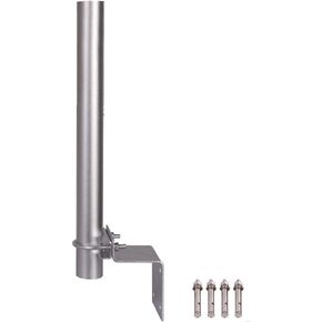 XRDS-RF Antenna Mounting Pole 16 inch, Heavy Duty 16'' Antenna Pole Universal Weather Proof Pole Mount Bracket for Outdoor Antenna