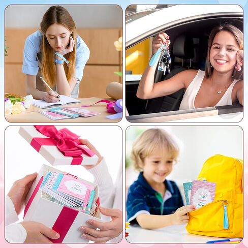 Sumind 48 Pcs Christian Bible Gifts for Women Bible Verse Prayer Journal Faith Christian Notebooks Bible Inspirational Keychains Bulk Religious Gifts for Men Office Church Party Favor Supply (Flower) in Saudi Arabia