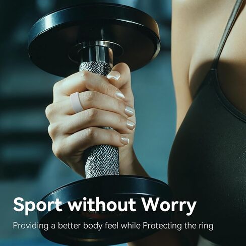 غطاء حلقة من السيليكون متوافق مع واقي حلقة Oura، جراب مرن لـ Oura Ring Gen 3 للتمرين - واقي حلقة للتمرين 3 قطع (أسود*3، S لـ 678910) in Saudi Arabia