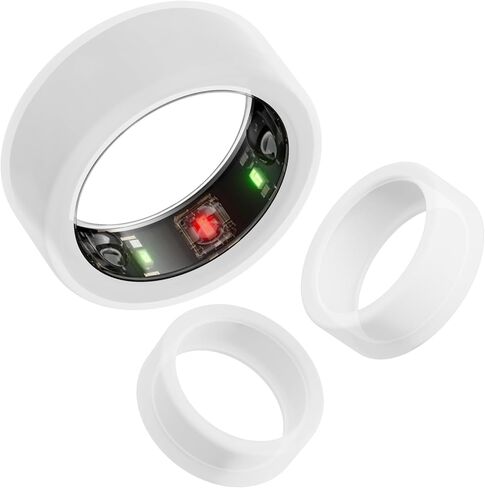 غطاء حلقة من السيليكون متوافق مع واقي حلقة Oura، جراب مرن لـ Oura Ring Gen 3 للتمرين - واقي حلقة للتمرين 3 قطع (أسود*3، S لـ 678910) in Saudi Arabia