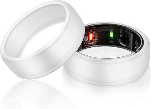 Seltureone متوافق مع Oura Ring Gen 3 غلاف سيليكون -M أسود in Kuwait