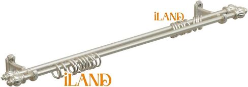 إكسسوارات بيت الدمى iLAND بمقياس 1/12، ديكور بيت الدمى من قضبان الستائر (أبيض فاخر) in Kuwait