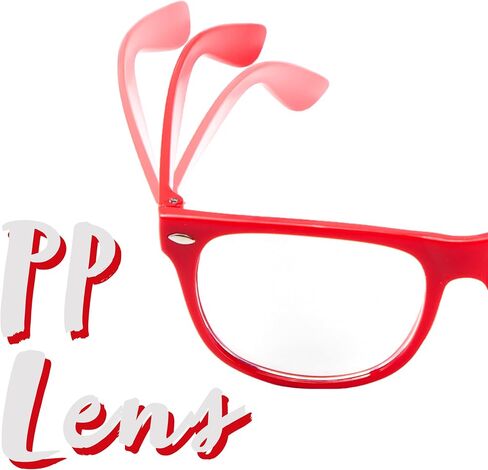 JOYIN Retro Nerd Costume Accessories Glasses with Clear Lenses Nerd Fake Glasses Costume Props for Men Women Costume Party in Saudi Arabia