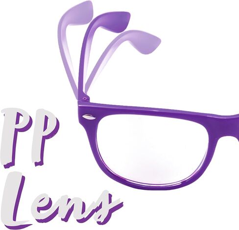 JOYIN Retro Nerd Costume Accessories Glasses with Clear Lenses Nerd Fake Glasses Costume Props for Men Women Costume Party in Saudi Arabia
