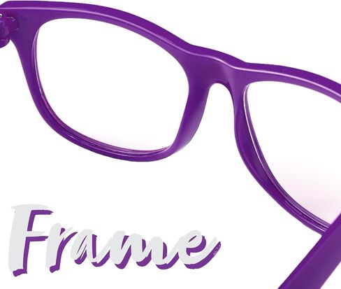 JOYIN Retro Nerd Costume Accessories Glasses with Clear Lenses Nerd Fake Glasses Costume Props for Men Women Costume Party in Saudi Arabia