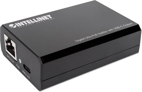 محول مقسم Intellinet Gigabit PoE++ مع مخرج USB-C - ميزانية طاقة PoE تبلغ 45 وات مع مدخل طاقة 60 وات من خلال اتصال IEEE 802.3bt - ضمان Mfg لمدة 3 سنوات - 561693 in Saudi Arabia