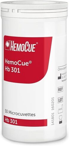 HB 301 محلل الهيموجلوبين ميكروكوفيت، 50 ميكروكوفيت من Hemocue in Kuwait