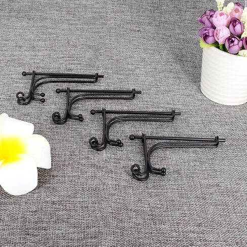 LIONWEI LIONWELI 4 Inch Black Iron Plate Stand Holder Easel Display Stand for Plate?Picture?Photo and More,4 pcs. in Kuwait