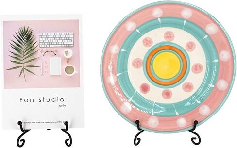 LIONWEI LIONWELI 4 Inch Black Iron Plate Stand Holder Easel Display Stand for Plate?Picture?Photo and More,4 pcs. in Kuwait