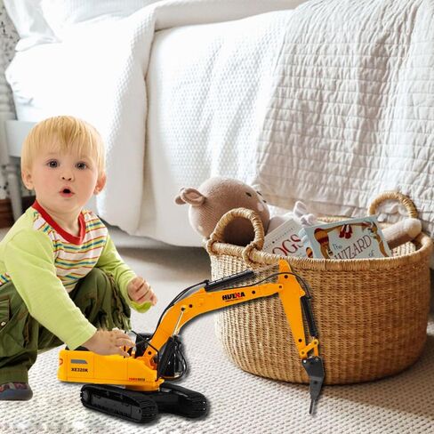 1/35 Large Wheeled Loader Heavy Duty Construction Metal Bulldozer, Loder Vehicle Toys for Kids, Outdoor Sandbox Car Toys, Birthday Gift Toddler Boy Kid. in Kuwait