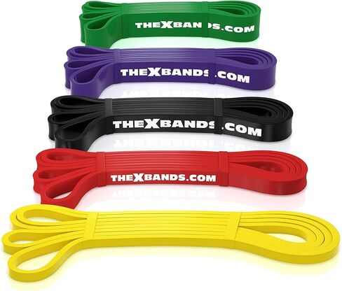 أربطة مقاومة The x Bands - أربطة القرفصاء - أربطة الغنائم - أربطة السحب - أربطة تمرين القوة الإضافية - أربطة مقاومة للتمرين في المنزل أو صالة الألعاب الرياضية - معدات تدريب القوة in Kuwait