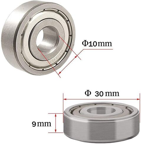 WAFJAMF 6200Z 10 مم × 30 مم × 9 مم محمل كروي مختوم بأخدود عميق (3 قطع) in Saudi Arabia