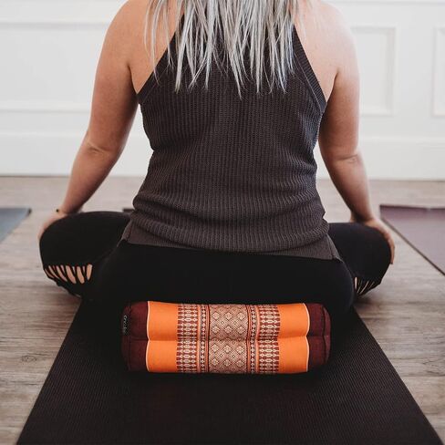 Yoga & Meditation Cushion - Organic Water-Resistant Kapok Filling, Meditation Cushion, Soft Yoga Prop in Saudi Arabia