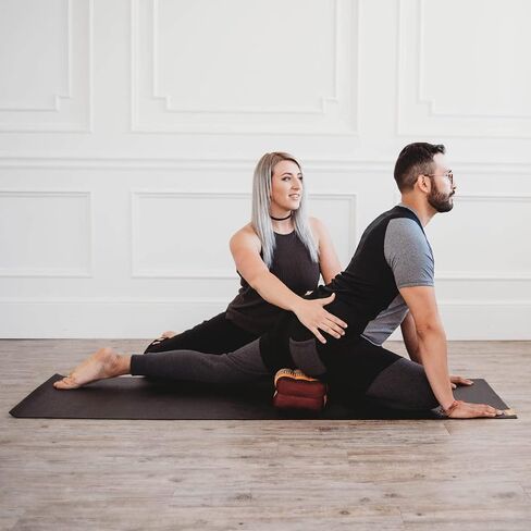 Yoga & Meditation Cushion - Organic Water-Resistant Kapok Filling, Meditation Cushion, Soft Yoga Prop in Saudi Arabia