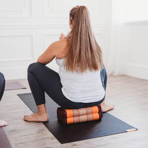 Yoga & Meditation Cushion - Organic Water-Resistant Kapok Filling, Meditation Cushion, Soft Yoga Prop in Saudi Arabia