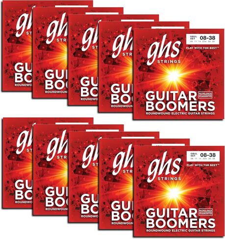 GHS Strings GBXL Guitar Boomers, Nickel-Plated Electric Guitar Strings, Extra Light (.009-.042), 3 Sets of GBXL in Saudi Arabia