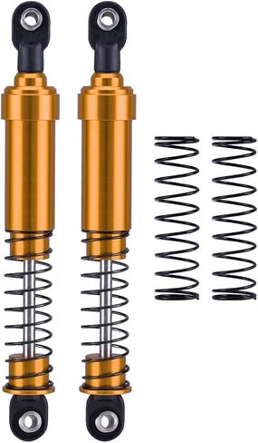 75mm-115mm Big Bore Shocks, RC Crawler Shocks for 1/10 RC Crawler LCG Chassis Gspeed V3 Element Enduro SCX10 TRX4 Gamde R1 Comp Builds DIY (Red 85mm 2pcs) in Kuwait