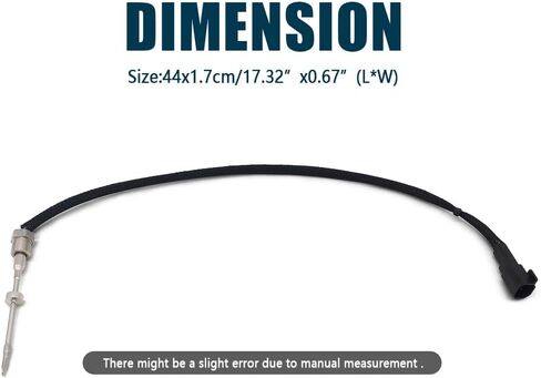 Exhaust Gas Temperature Sensor AC3Z12B591A Fit for Ford F250 F350 2011-2016 Super Duty 6.7L Transit-150 250 350 2015-2019 EGT Temp Sensor Replace AC3Z5J213C in Kuwait