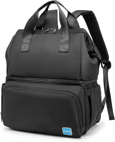 Portable Travel Backpack is Compatible with Xbox Series X Console, Suitcase is Equipped with 2 Independent Large Storage Spaces for Controller、Cables、Other Accessories.(Light Black) in Kuwait