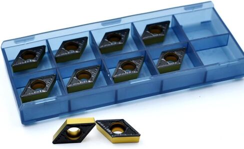 إدراج كربيد CNC DCMT070204/ DCMT21.51 لقطع المعادن الصلب، أداة مخرطة معدنية DCMT للصلب، 10 قطع in Saudi Arabia