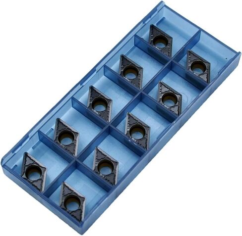 إدراج كربيد CNC DCMT070204/ DCMT21.51 لقطع المعادن الصلب، أداة مخرطة معدنية DCMT للصلب، 10 قطع in Saudi Arabia