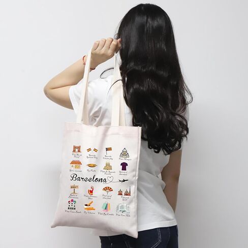 Barcelona Tote Bag Barcelona Travel Gift Welcome To Barcelona Gift in Saudi Arabia