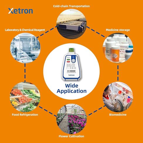 مسجل بيانات درجة الحرارة للاستخدام مرة واحدة لمدة 150 يومًا، مسجل درجة حرارة USB لشاحنة الطعام مع NFC، مقياس حرارة لتسجيل البيانات يمكن التخلص منه لنقل سلسلة التوريد الباردة للأدوية والمواد الغذائية USW in Kuwait