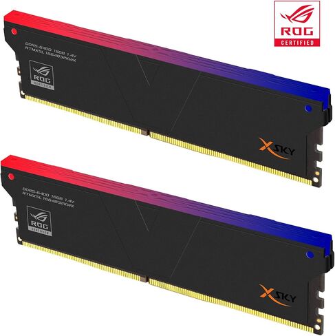 V-Color DDR5 ROG Certified Manta XSky RGB 32GB (16GBx2) 7000MHz 2Gx8 CL36 1.45V SK Hynix IC Gaming RAM U-DIMM Silver (RTMXSL1670836SWK) (Intel XMP ASUS ROG Z790 Series Motherboard) in Saudi Arabia
