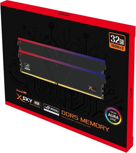 V-Color DDR5 ROG Certified Manta XSky RGB 32GB (16GBx2) 7000MHz 2Gx8 CL36 1.45V SK Hynix IC Gaming RAM U-DIMM Silver (RTMXSL1670836SWK) (Intel XMP ASUS ROG Z790 Series Motherboard) in Saudi Arabia
