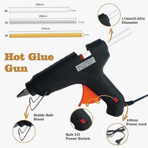 Paintless Dent Repair Kit - Dent Removal Kit with Suction Cup Dent Puller, T-Bar Dent Puller, 100W Glue Gun, PDR Tools for Auto Body Small Dent and Hail Dent Removal in Saudi Arabia