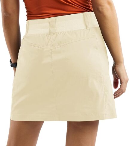 Aurgelmir Women's Casual Mid Rise Golf Hiking Skorts Athletic Running Relaxed Fit Tennis Skirts with Shorts Pockets in Kuwait